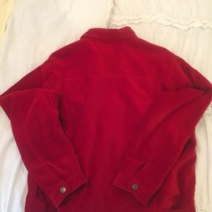 Jean Jacket, 100% cotton velour